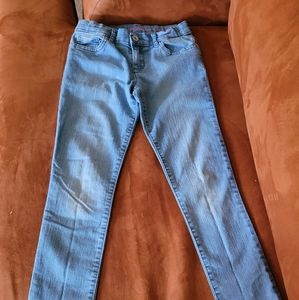 Girls light blue jeans